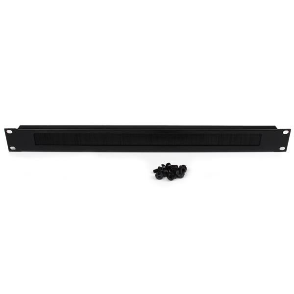 1U Brush Strip - Rack Cable Management