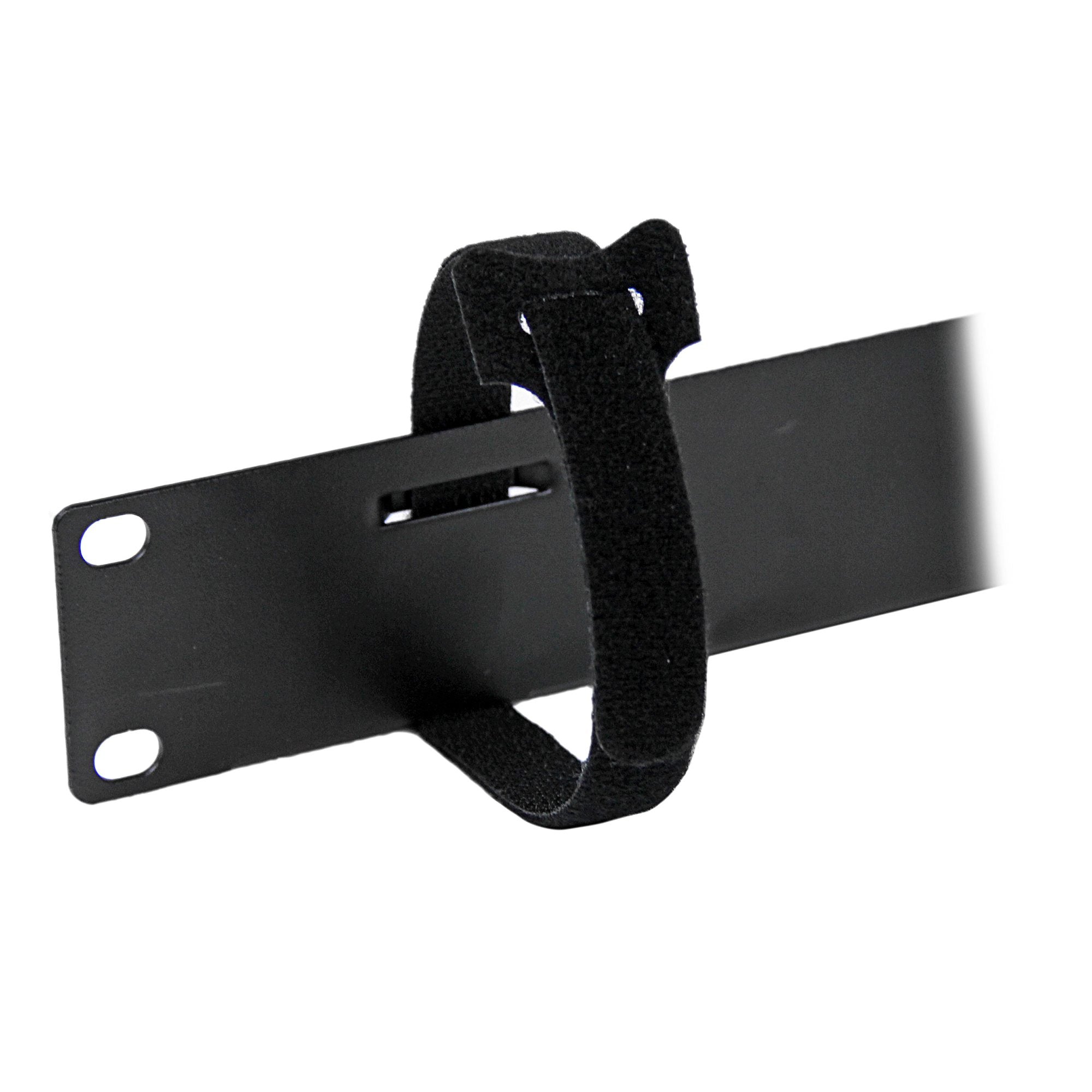 1U Rack Cable Management Panel with Ties