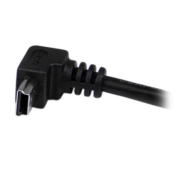 2m USB to Down Angle Mini USB Cable