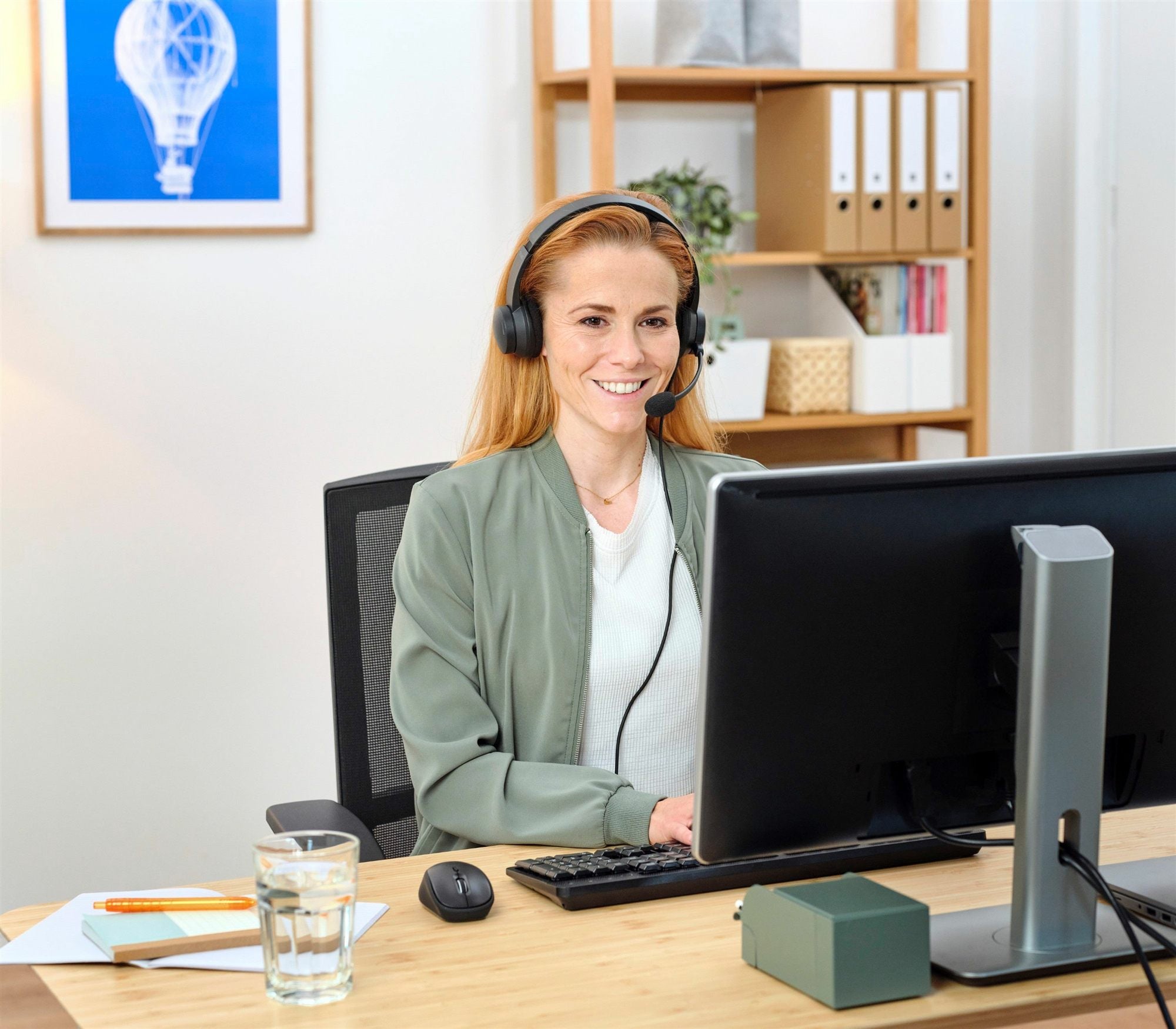 TRUST HS-260 USB - USB C Noise Cancelation On Ear PC Headset ECO