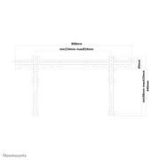 Wall Mount 37-75" Fixed Lockable SILVER