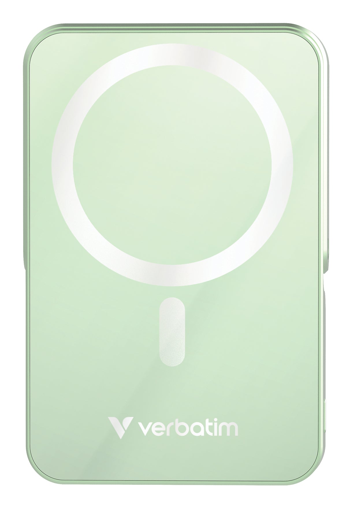 VERBATIM CHARGE N GO POWER BANK WITH STAND MAGNETIC WIRELESS 10000MAH - GREEN WCF (P)