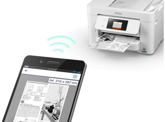 EPSON WorkForce Pro WF-M4619DWF MFP Mono B/W ink-jet A4 25ppm print 250 sheets USB 2.0 LAN USB host Wi-Fi