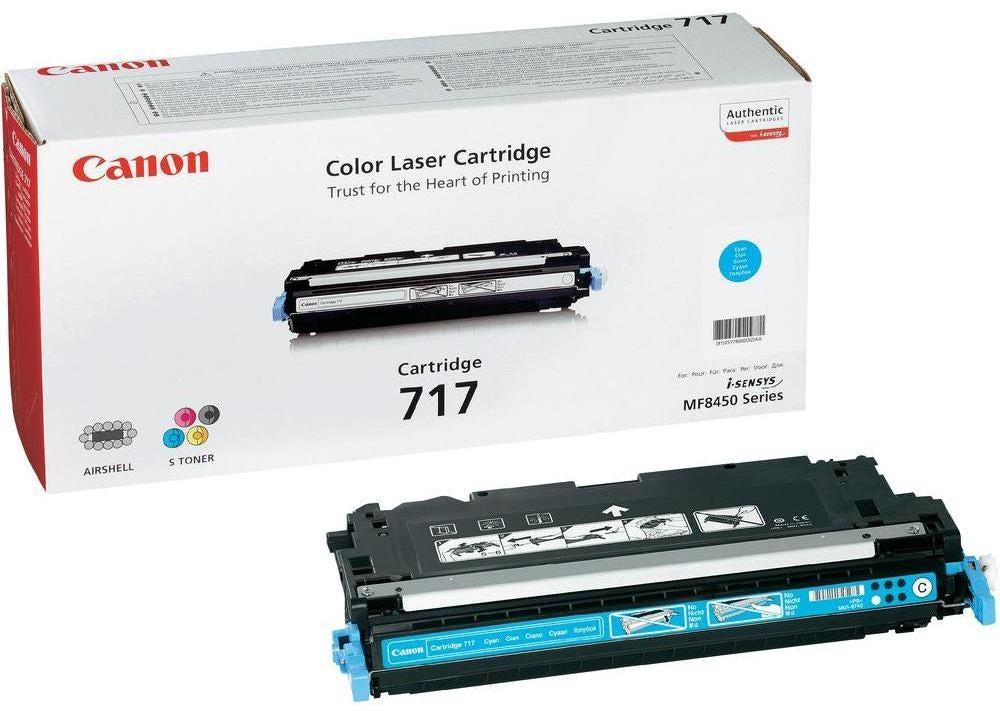 CANON 717 cartouche de toner cyan capacité standard 4.000 pages pack de 1