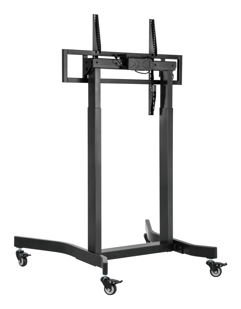 "Techly ICA-TR68M Support TV mobile 55-100"" jusqu'a 120kg électrique avec télécommande"