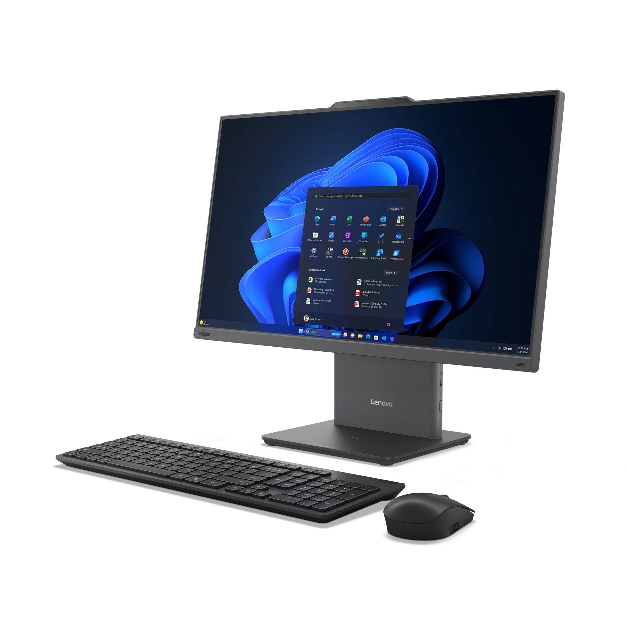 "Lenovo ThinkCentre neo 50a 24 Gen 5 Intel® Core™ i5 i5-13420H 60,5 cm (23.8"") 1920 x 1080 pixels Écran tactile PC All-in-One 16 Go DDR5-SDRAM 512 Go SSD Windows"