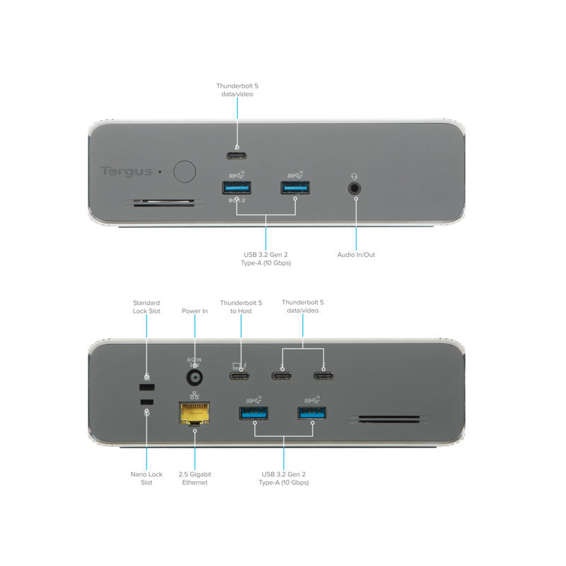 TARGUS Thunderbolt 5 Triple Video Docking Station