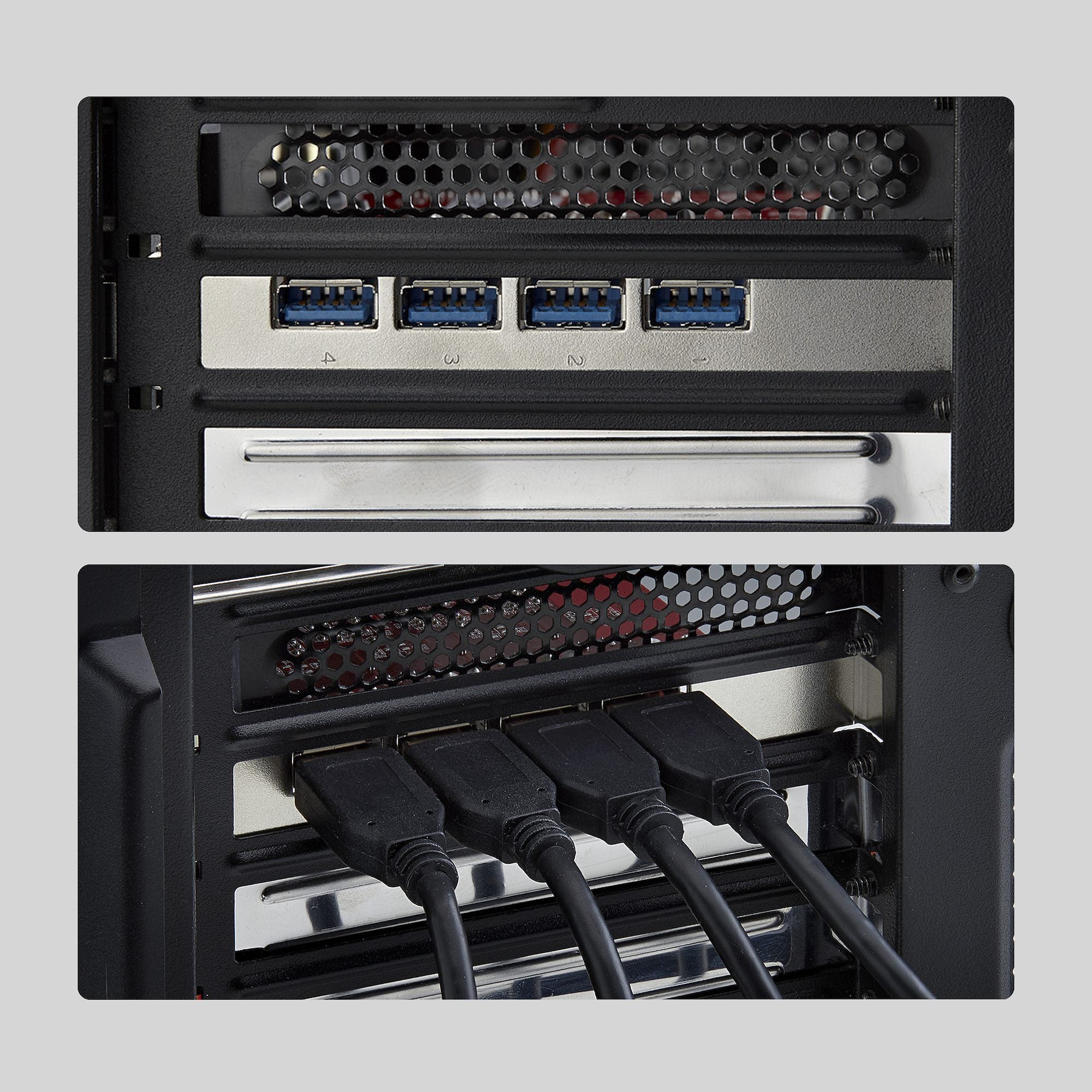 4-Port USB-A PCIe Card USB 3.2 10Gbps