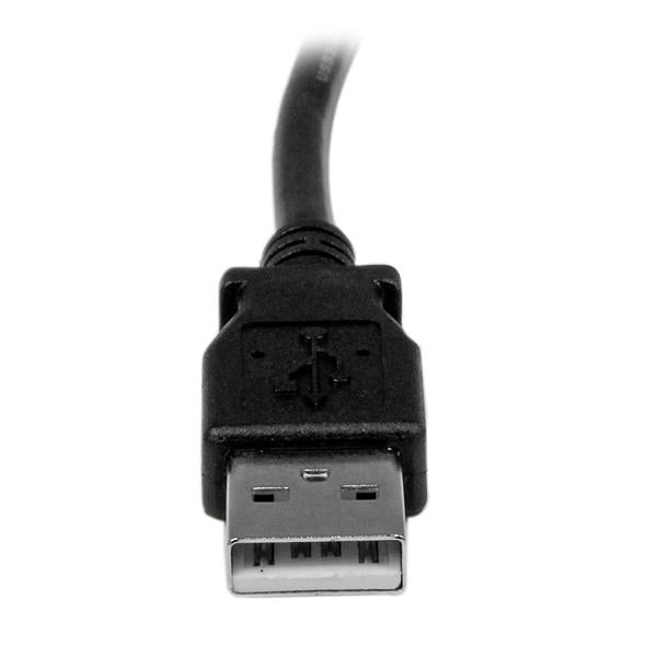 1m USB 2.0 A to Left Angle B Cable M/M