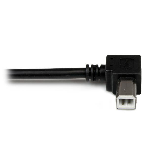3m USB 2.0 A to Left Angle B Cable M/M