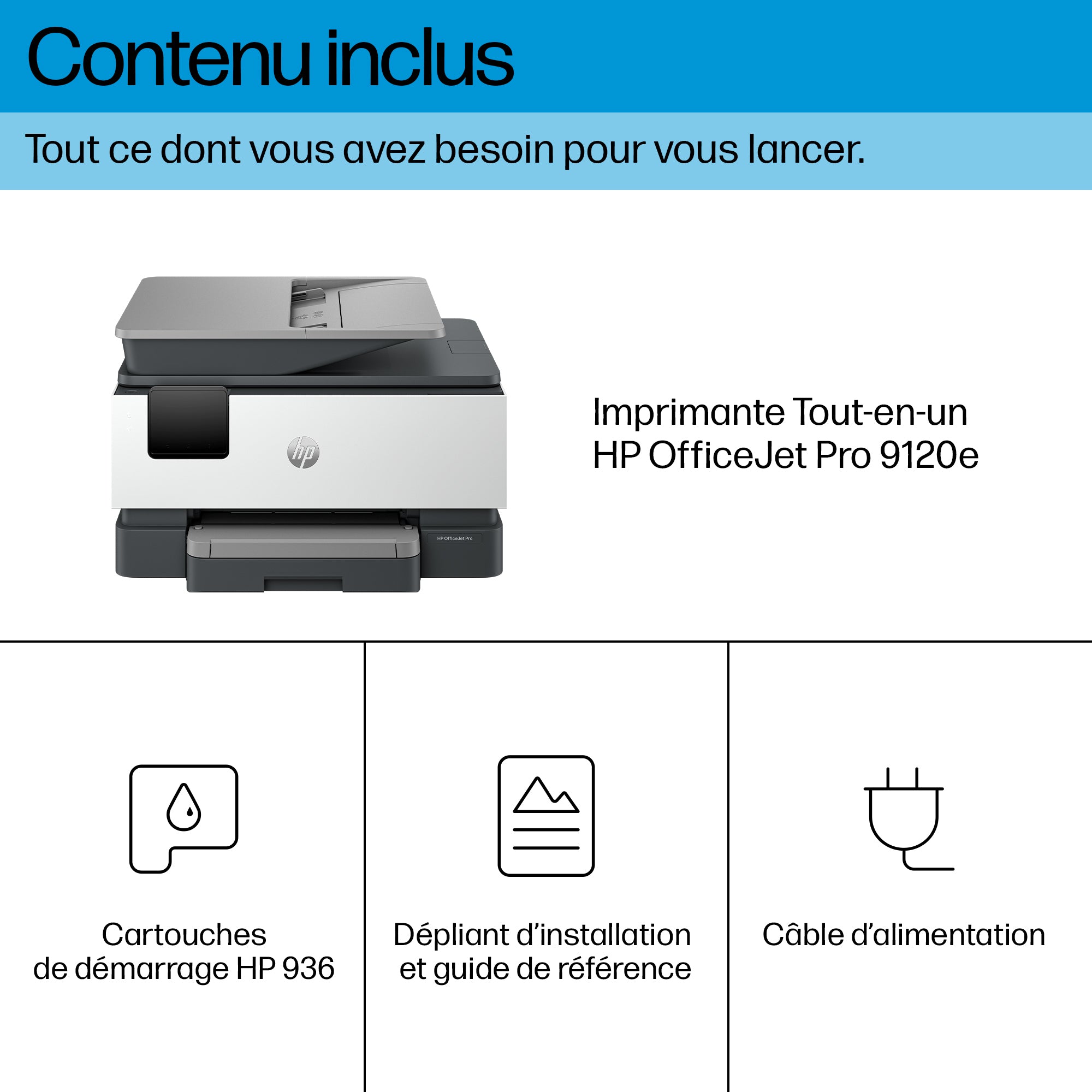 HP OfficeJet Pro 9120e A4 Duplex 1200 x 1200 DPI 22ppm Wi-Fi AirPrint