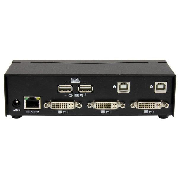 2 Port USB DVI KVM Switch with DDM