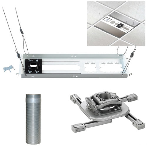 Chief Suspended Ceiling Projector Kit Silver