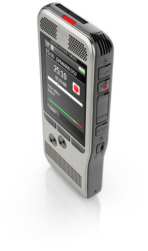PHILIPS Pocket-Mémo DPM6000: Enregistreur vocal à bouton-poussoir, 2 Mic Stéréo