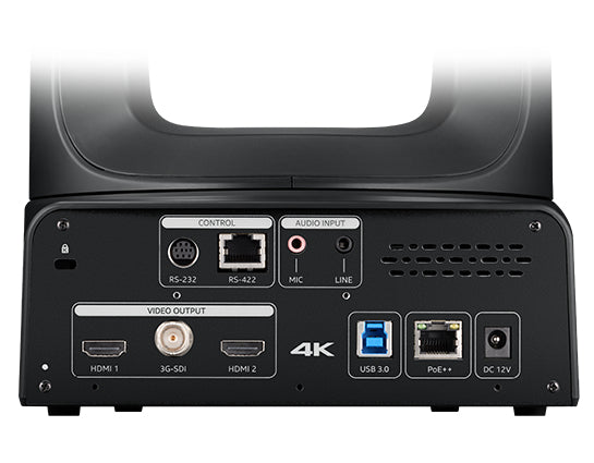 Aver TR535 Dual Lens (4KP60. 30X Zoom, HDMI, 3GSDI, USB, RJ45, Auto Tracking). Black color.