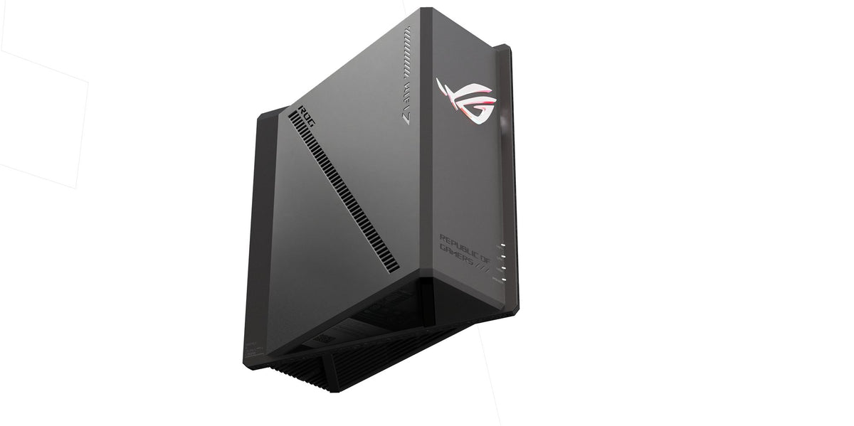 ASUS ROG Strix GS-BE18000 WiFi 7 Tri-band Router 18000 Mbps 8x 2.5G Ports 3.300 sq. ft. Coverage 2.0GHz Quad-core CPU