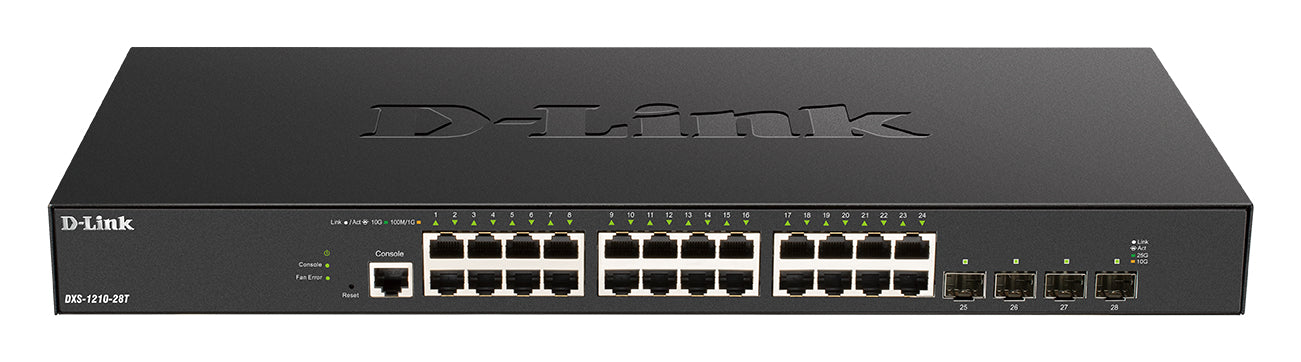 D-LINK Smart+ L2+ 24 ports Switch 10GbE copper & 4 ports 10G/25G SFP28