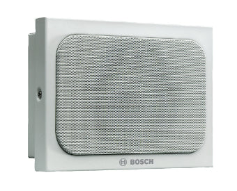 Bosch 6W/100V Rectangular Metal Cabinet Speaker - White