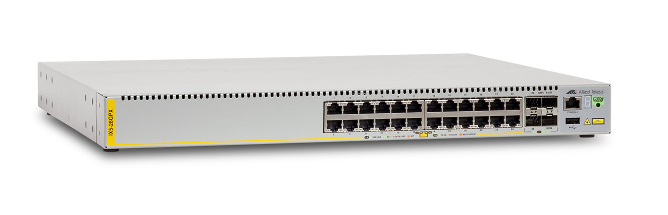 ALLIED AT-IX5-28GPX Switch Niv,2 optimisé Vidéo 24p Gigabit PoE+ & 4 SFP+
