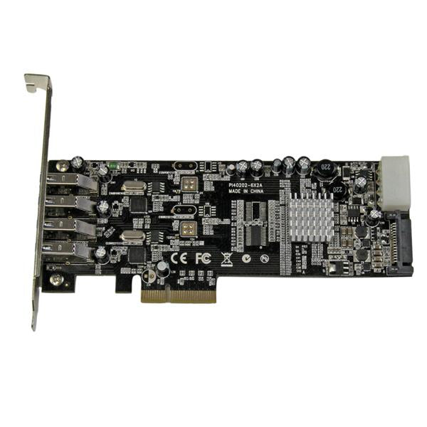 4 Port PCIe USB 3.0 Card w/2 Channels