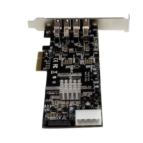 4 Port PCIe USB 3.0 Card w/2 Channels