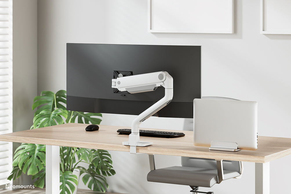 NEOMOUNTS vertical laptop stand silver