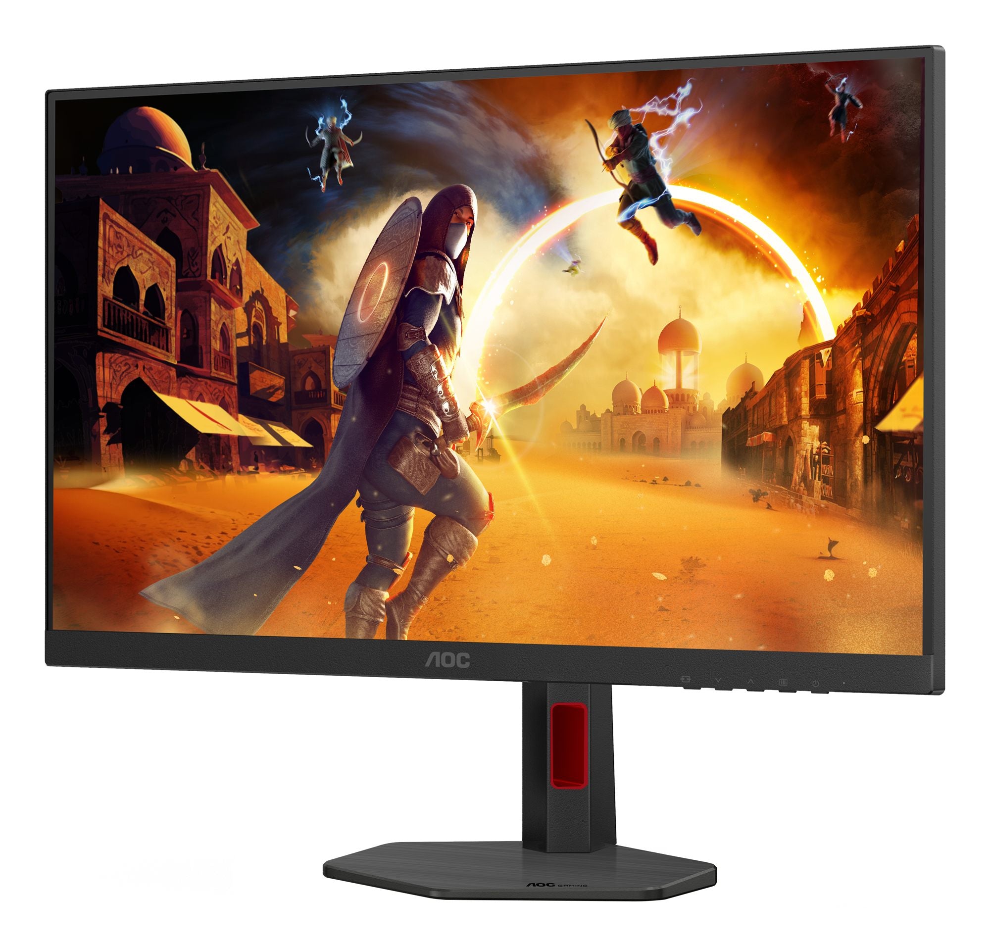 AOC U27G4R 27p Fast IPS Dual Frame Monitor UHD/FHD 160-320Hz 400cd/m2 0.5ms HDMI2.1x2 DP1.4 USB 3.1 Pivot