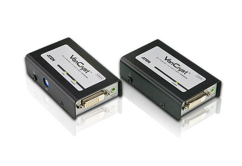 ATEN VE600A-AT-G extension audio/video Émetteur et récepteur AV Noir