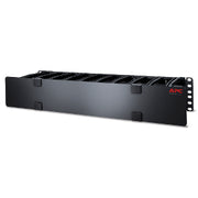 2U Horizontal Cable Manager 6" Fingers