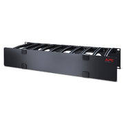 2U Horizontal Cable Manager 6" Fingers