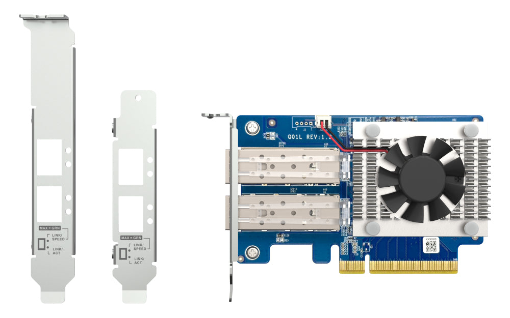 Dual-port SFP+10GbE network expansion
