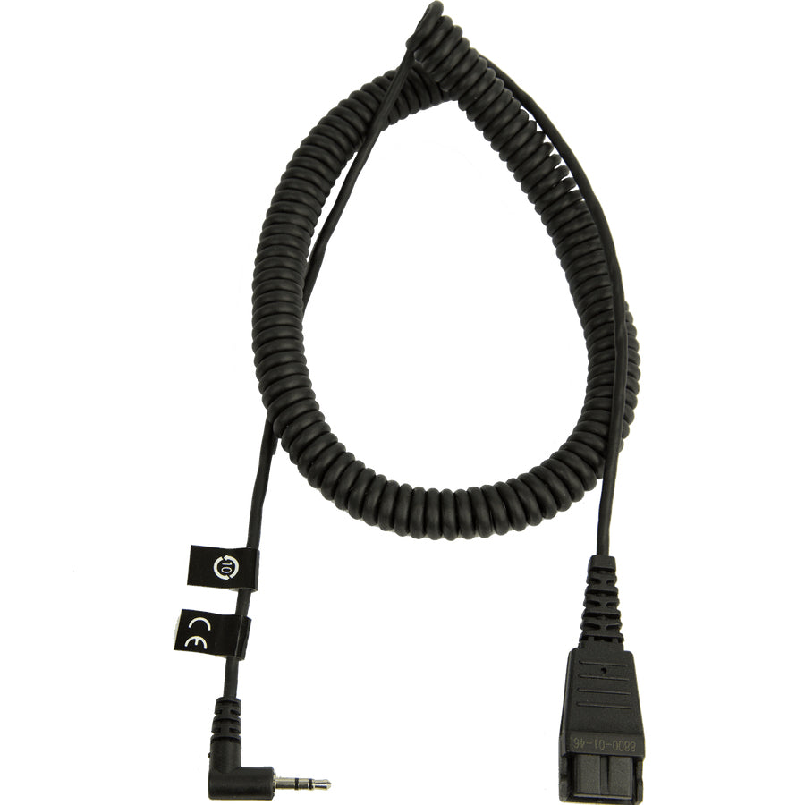 Mobile QD Cord Coiled+2.5mm Jack