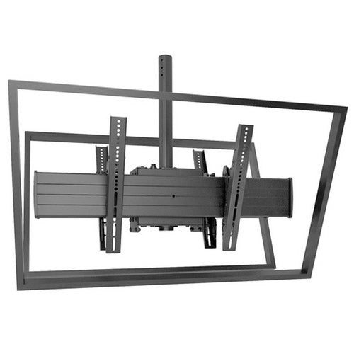 Chief Fusion XL Single Pole Ceiling Mount Black