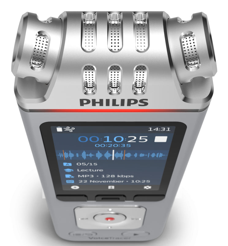 PHILIPS Dictaphone VoiceTracer DVT4115 : Enregistreur audio