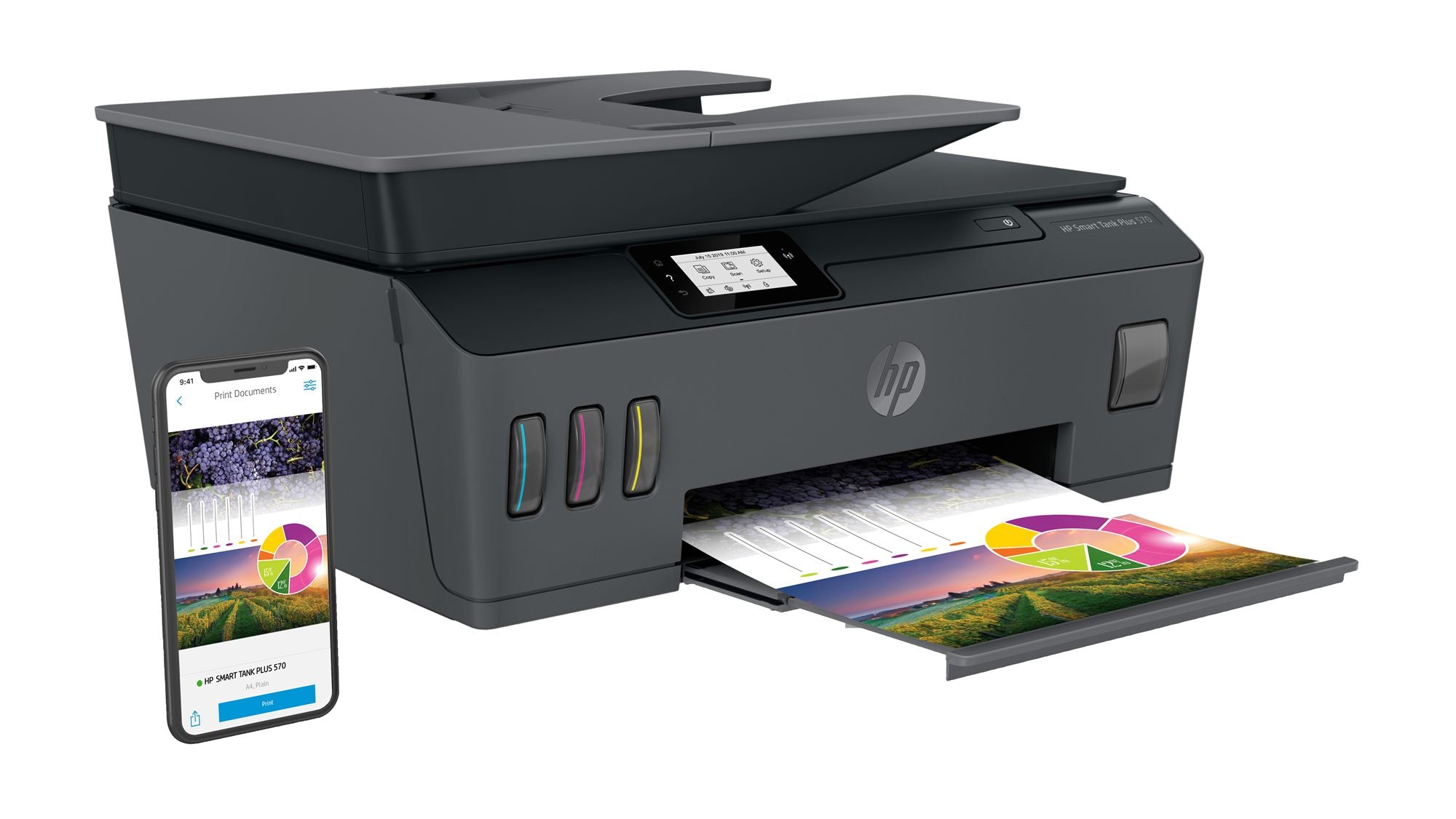 HP Smart Tank Plus 570 Wireless ADF All-In-One