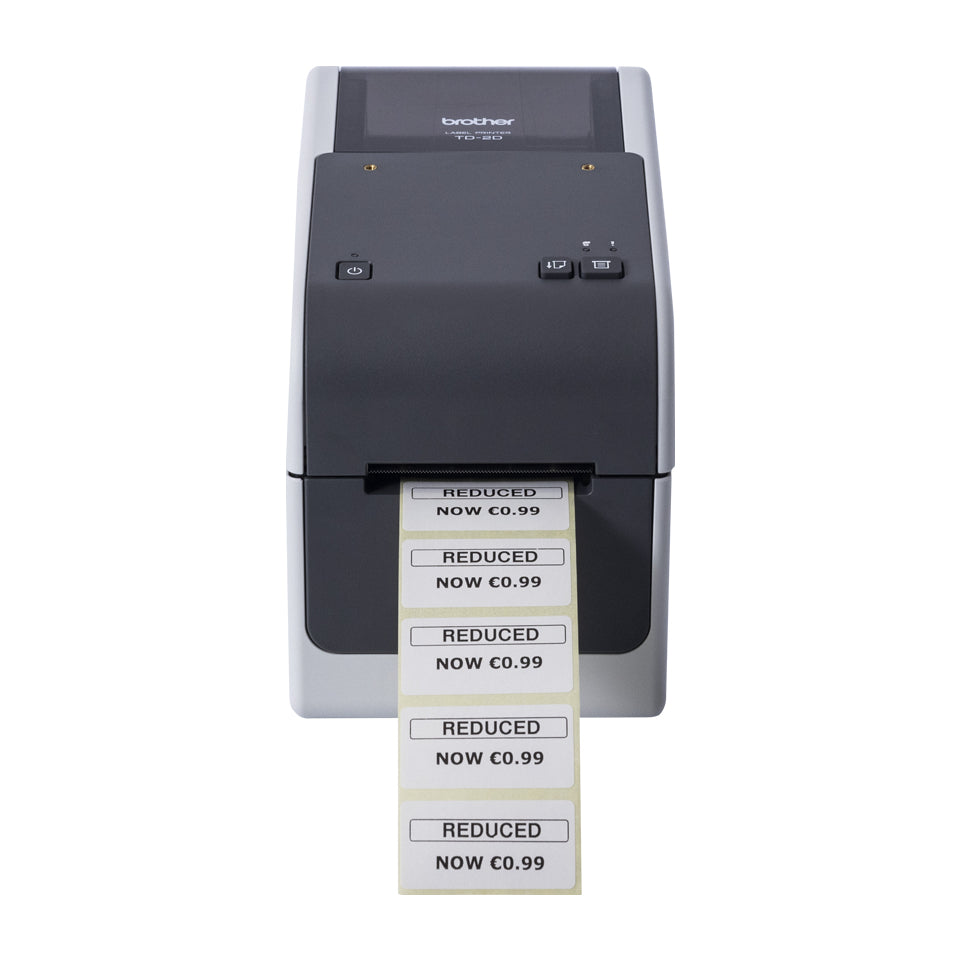 BROTHER 2p label printer USB connection 203dpi Ethernet battery possible