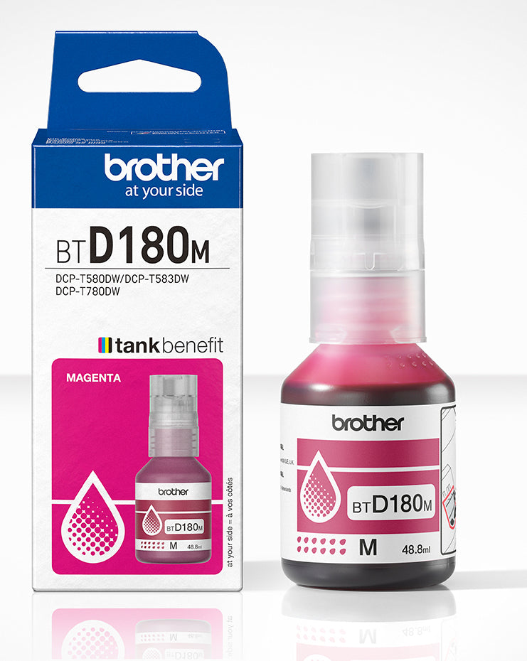 BROTHER Magenta ink bottle yield up to 5.000 pages