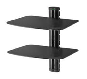 Av Wall Shelf Dual W/Glass