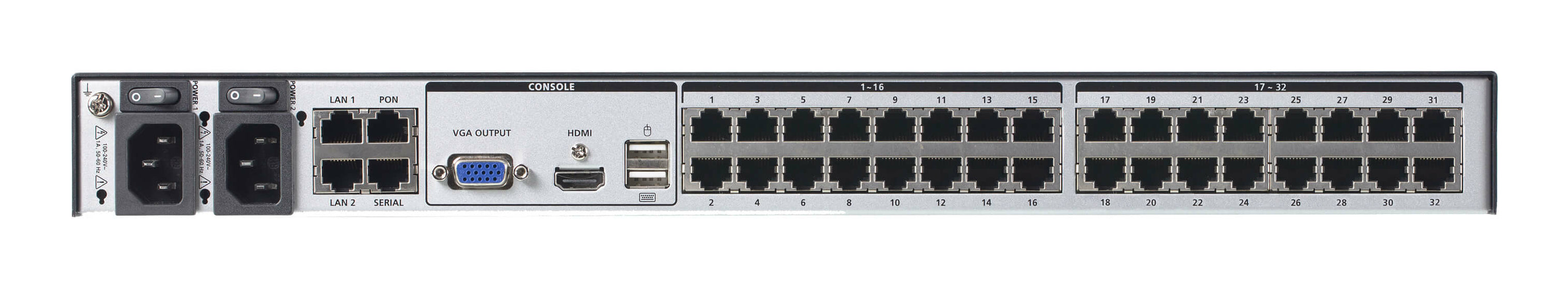ATEN PREMIUM KN1132VB KVM DUAL-IP+Power CAT5 32 ports
