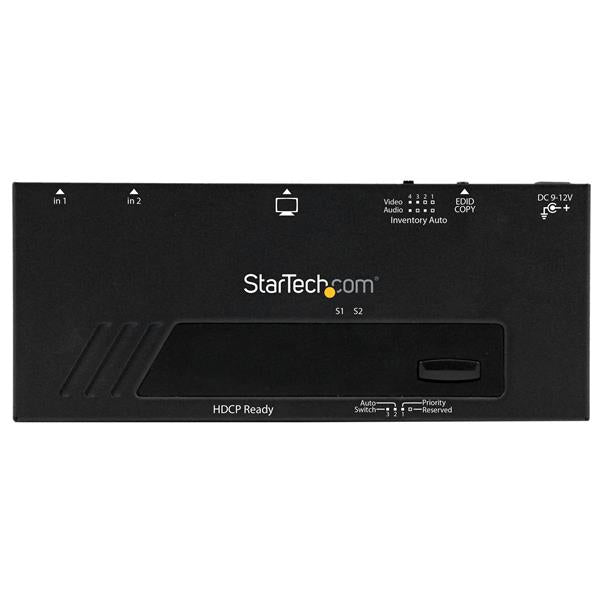 2 Port HDMI Switch w/Automatic Priority