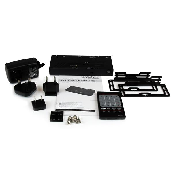 2 Port HDMI Switch w/Automatic Priority