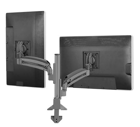 Chief KONTOUR K1C DYNAMIC COLUMN MOUNT, 2 MONItoRS BLK