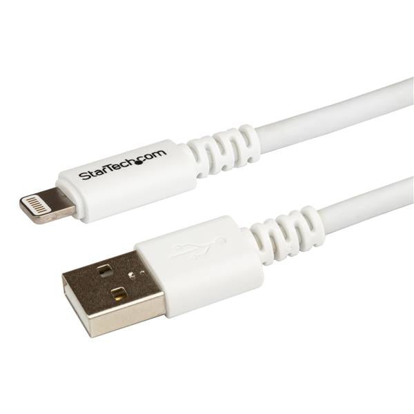 10 ft White 8-pin Lightning to USB Cable
