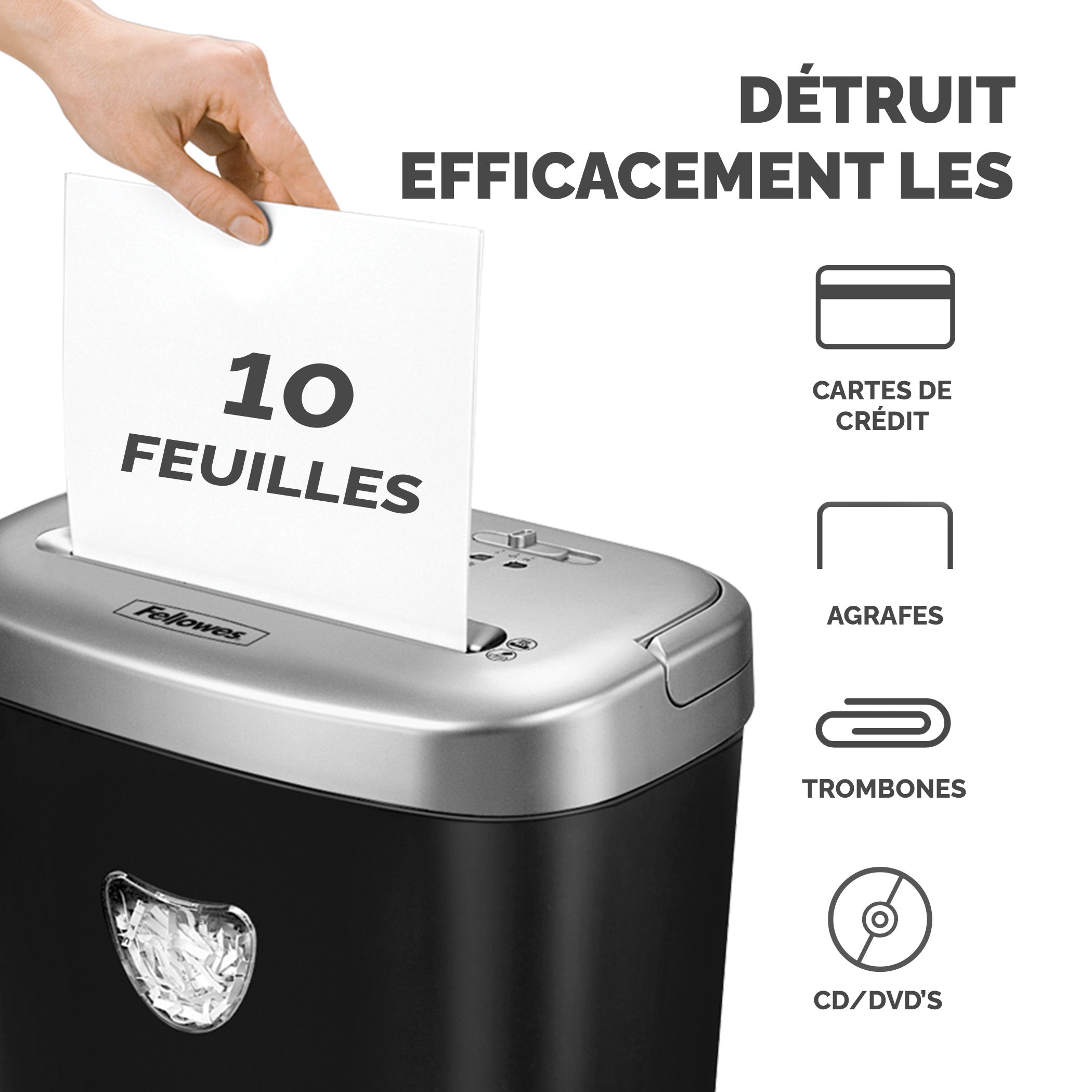 FELLOWES 53C DESTRUCTEUR DE DOC. 230V - EU