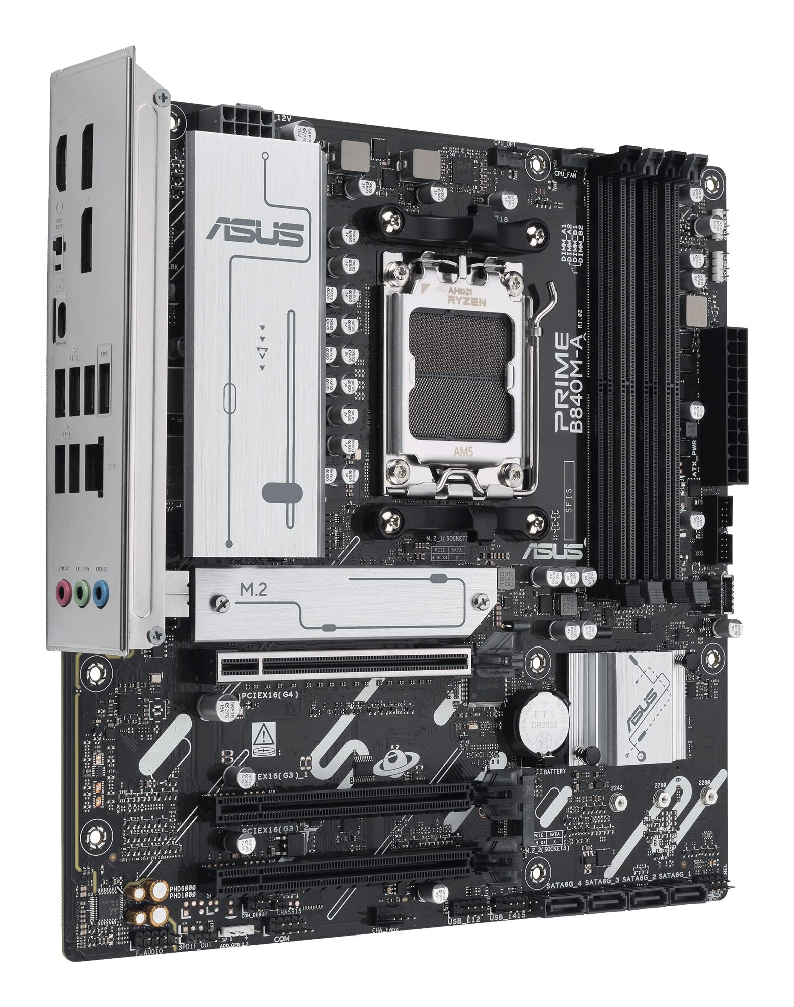 ASUS PRIME B840M-A-CSM AM5 DDR5 micro ATX MB 1xHDMI 2xDP 3xM.2 4xSATA