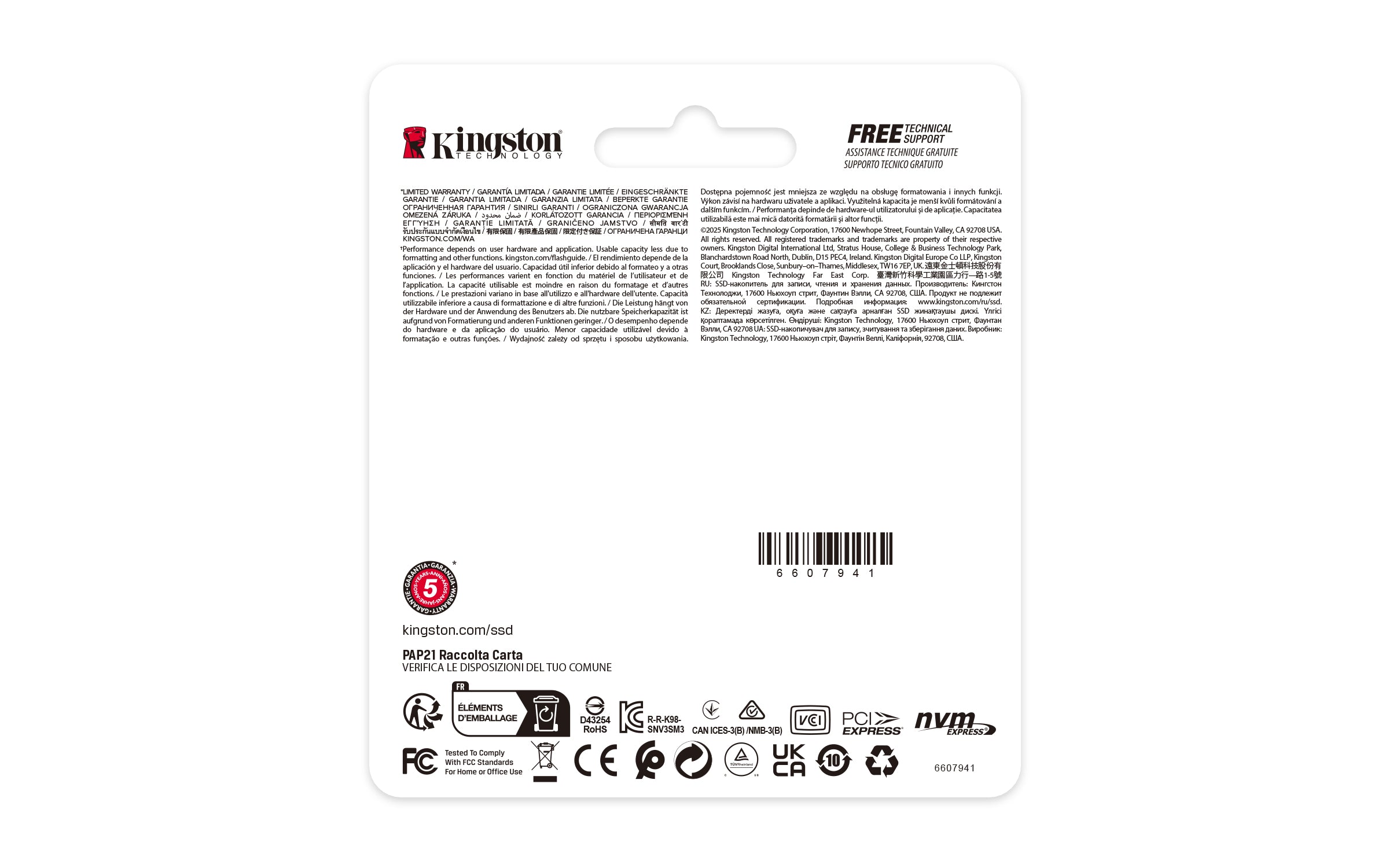 KINGSTON 2000Go NV3 M.2 2230 PCIe 4.0 NVMe SSD
