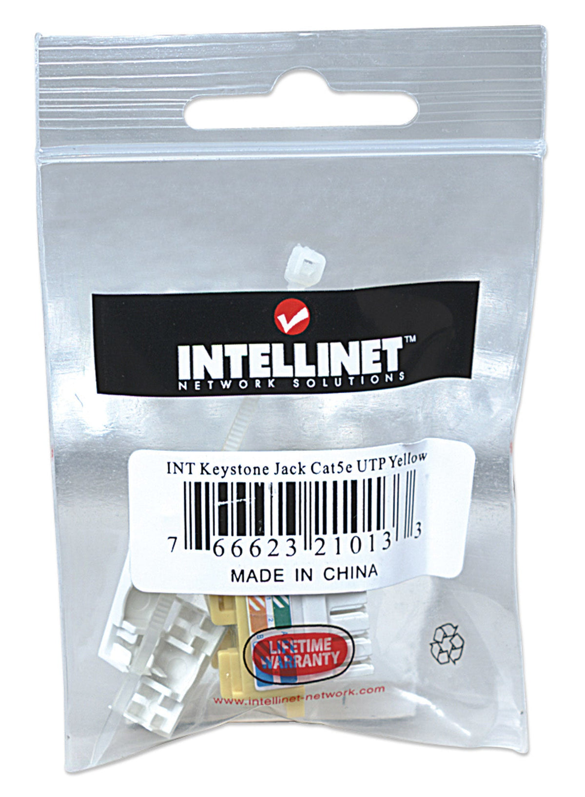 Intellinet 210133 Module keystone C5 UTP jaune