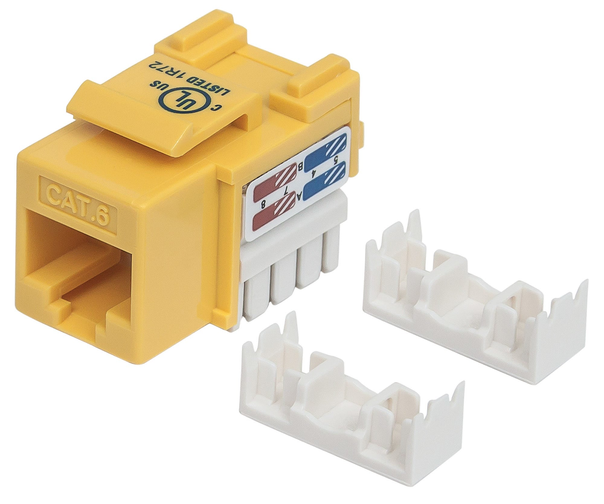 Intellinet 210584 Module keystone C6 UTP jaune