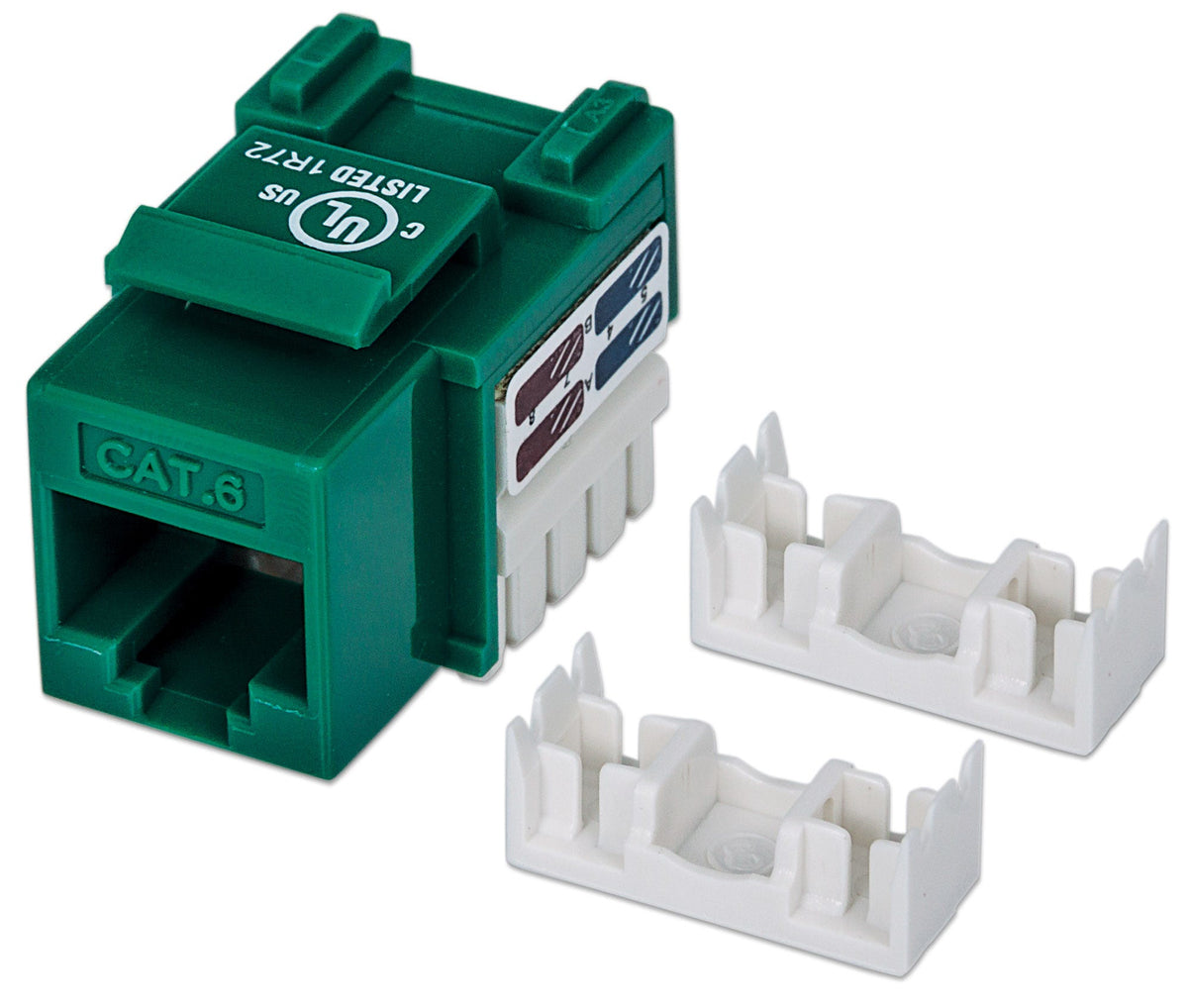 Intellinet 210638 Module keystone C6 UTP vert