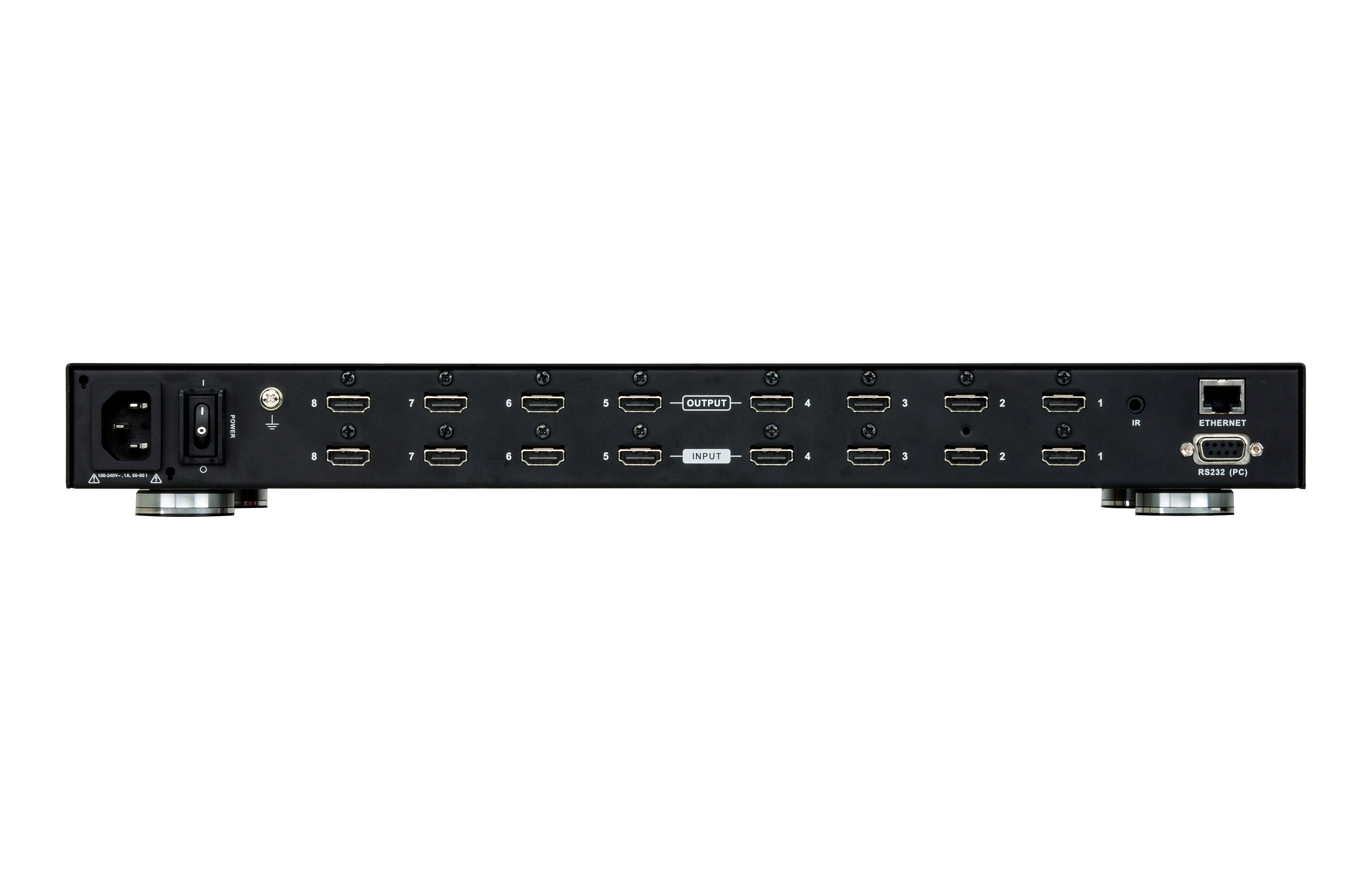 Aten VM5808H matrice-scaler et mur d images HDMI 8 x 8